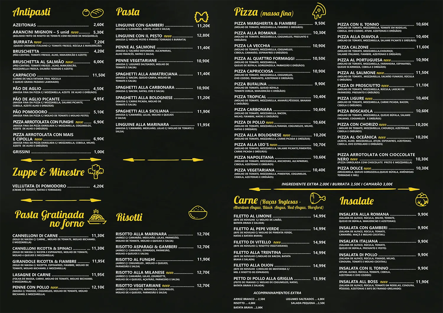 menu lavecchia roma pag2